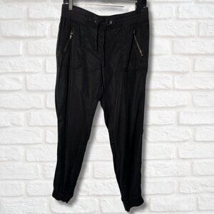 New York and Company Black Tencel Joggers (medium)